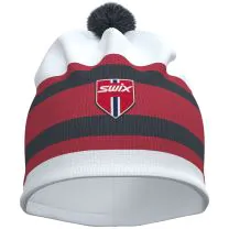SWIX Tradition Bright beanie White/Swix Red