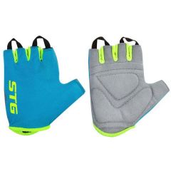 STG Bike gloves, blue/yellow