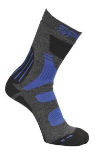 Spring Winter Warm Evolution Short Socks, Blue/Grey