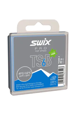 SWIX TS06B-4 Top Speed 6 Black Glider -6°C...-12°C, 40g