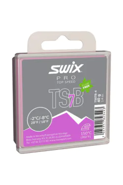 SWIX TS07B-4 Top Speed 7 Black Glider -2°...-8°C, 40g
