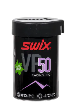 SWIX VP50 Pro Violet Grip Wax 0°...-3°C, 45g