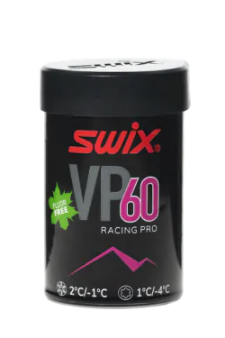 SWIX VP60 Pro Violet/Red Grip Wax +2°...-1°C, 45g