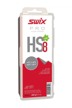 SWIX HS8-18 High Speed 8 Red Glider +4°...-4°C, 180g